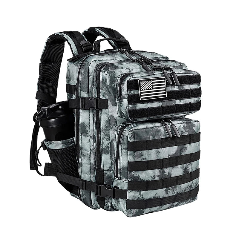 BoldPack sportrugzak Zwart-grijze tie-dye