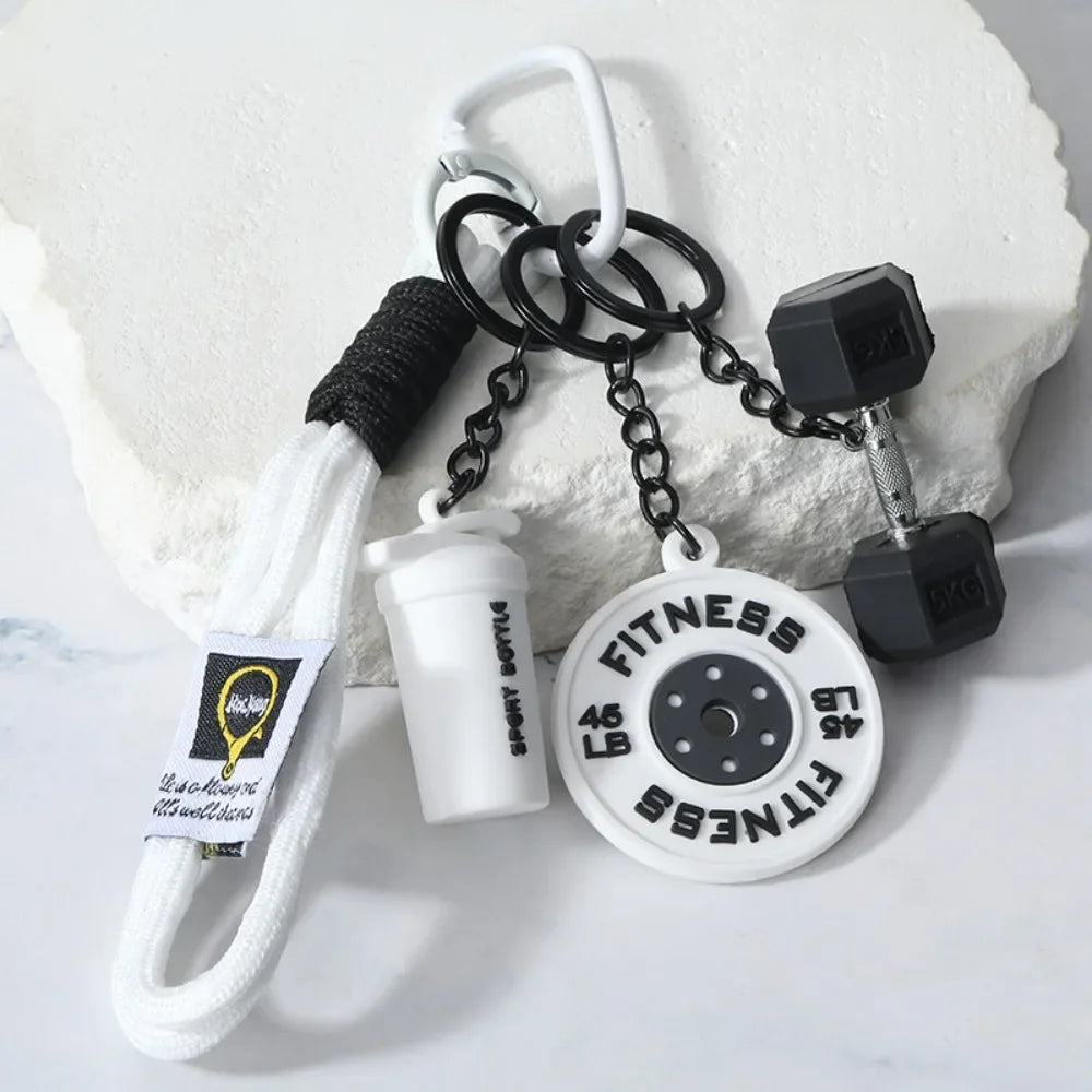 Elevare IronKey Dumbbell Keychain with Buckle