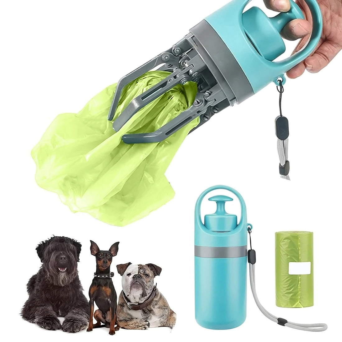 Handige honden poep schep