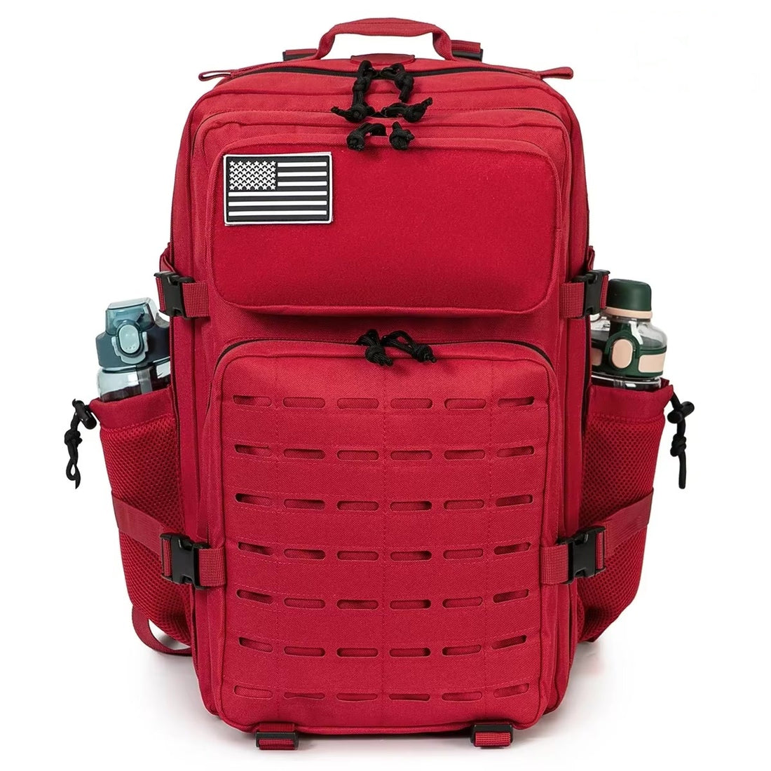 Echte productfoto: sportrugzak 45L Rood