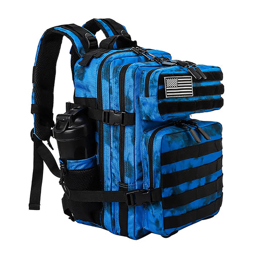 Blauwe tie-dye